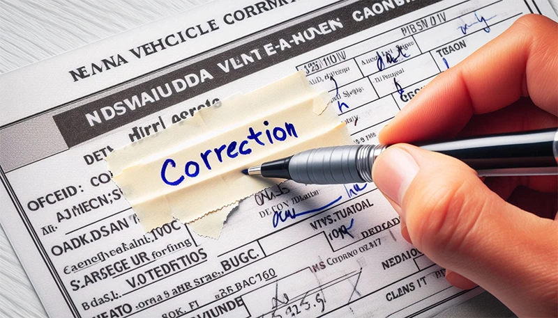 Required Documentation For Vehicle Title Correction in Las Vegas, Nevada